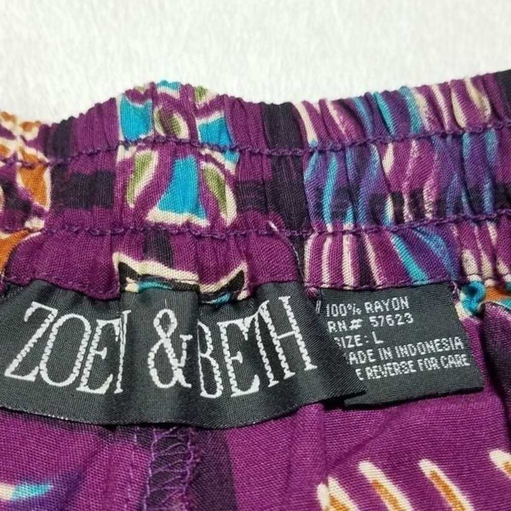 Rare Vintage Zoey & Beth Psychedelic Culotte Set - image 6