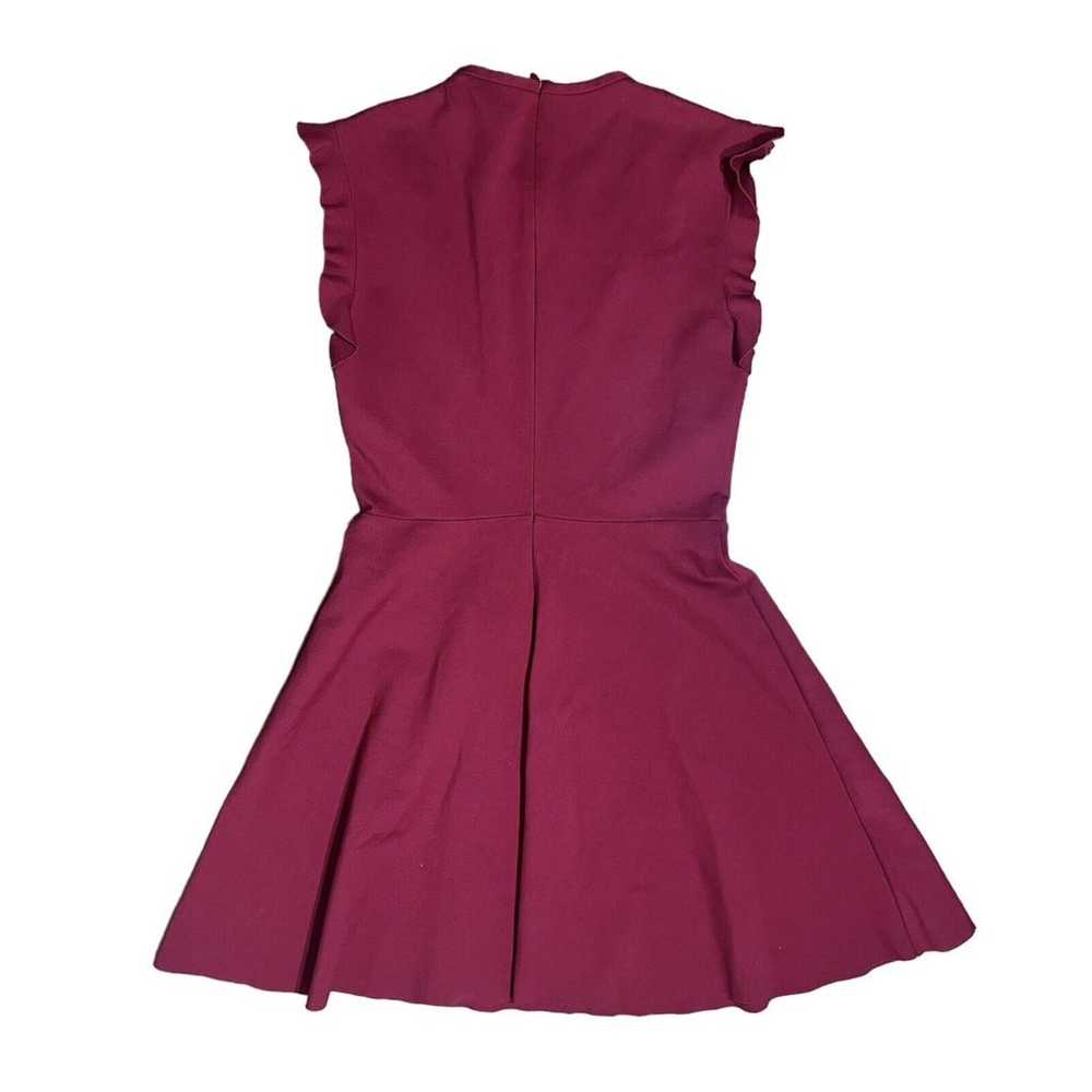 Red Valentino Valentines Mini Dress Fit Flare Ruf… - image 3