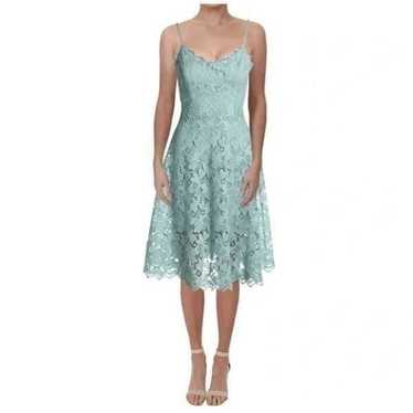 Dress the Population Butterfly Lace Dress in Seafo