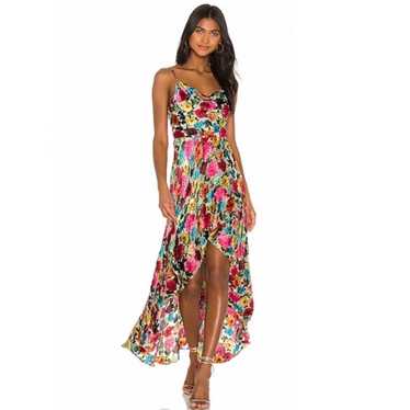 Alice + Olivia Christina Floral Maxi Dress