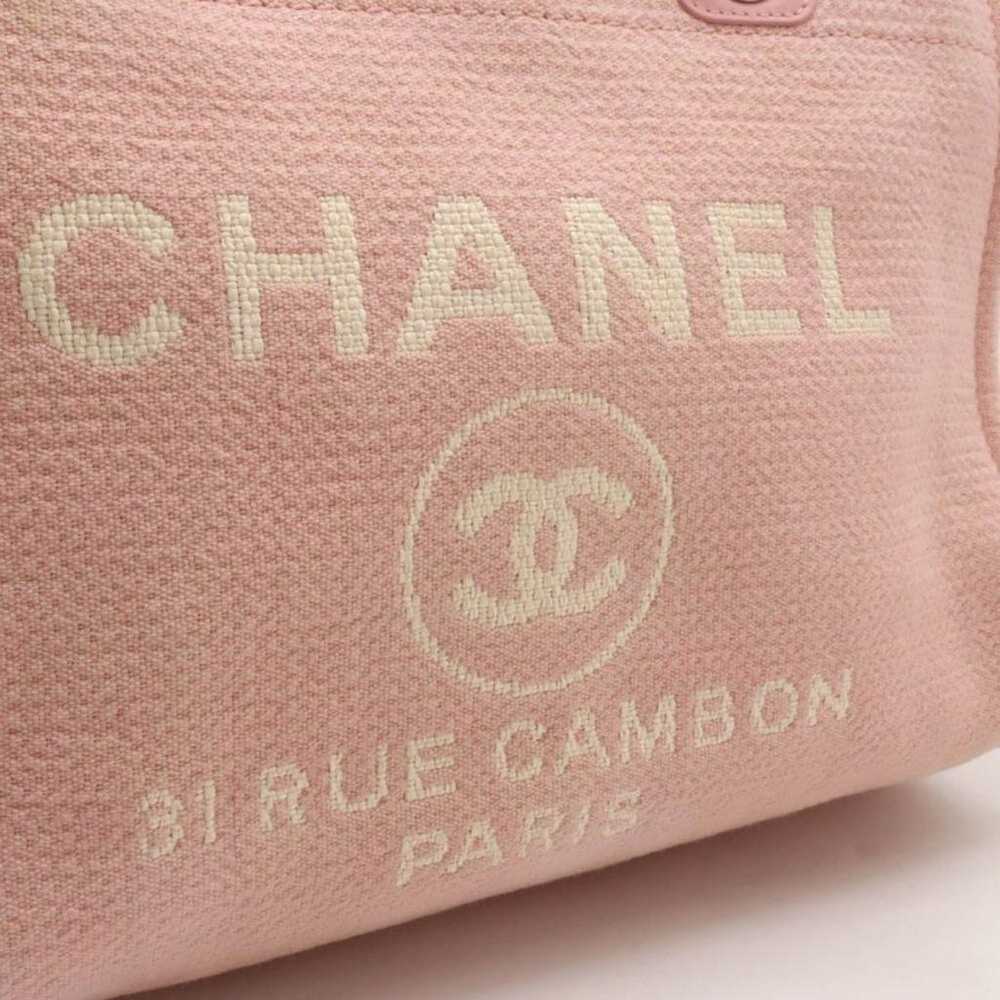 Chanel Deauville leather handbag - image 8