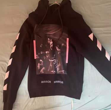 OFF-WHITE MIRROR MIRROR パーカー Off-White Mirror Mirror Hoodie, $562 | farfetch.com | Lookastic