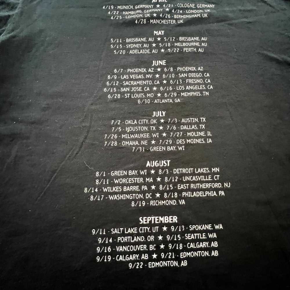 Keith Urban Mens Large 2007 World Tour Black T Sh… - image 6