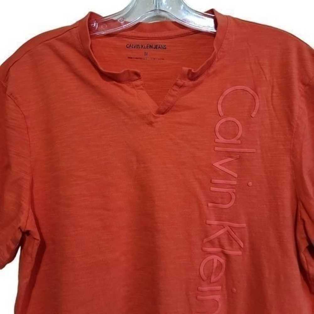 Calvin Klein Men's Orange Short-Sleeve T-shirt  S… - image 3
