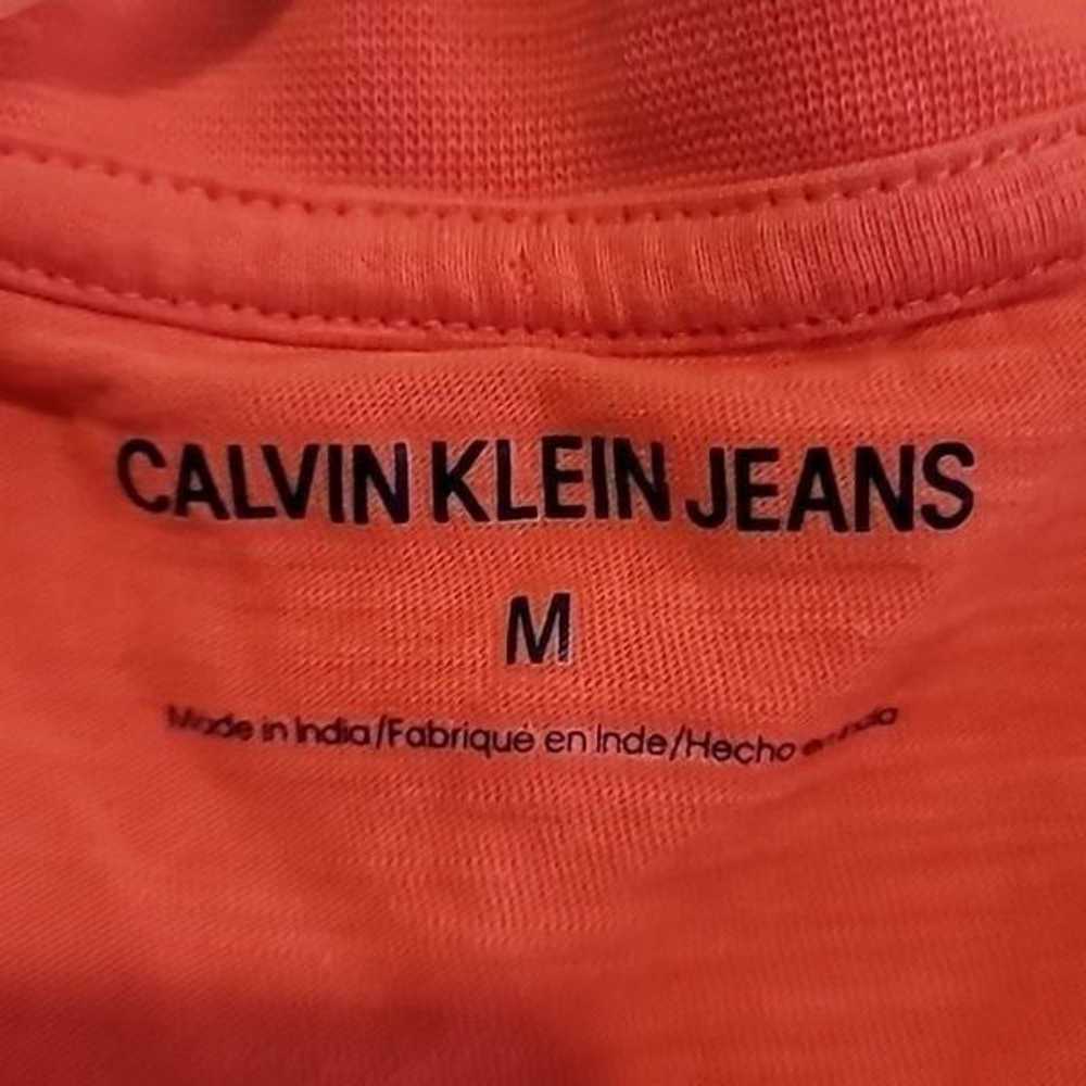 Calvin Klein Men's Orange Short-Sleeve T-shirt  S… - image 6