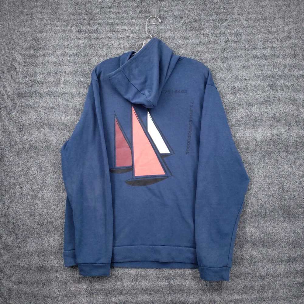 Onia Onia Hoodie Mens L Large Blue Sailing Boat H… - image 2