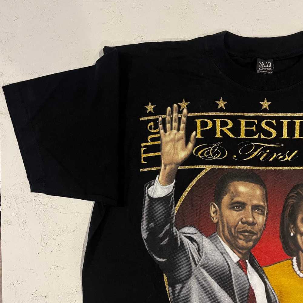 Barack Obama and First Lady Graphic Shirt - image 4