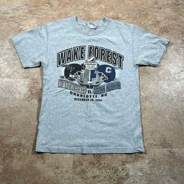 Y2k Wake Forest Football Tshirt - image 1