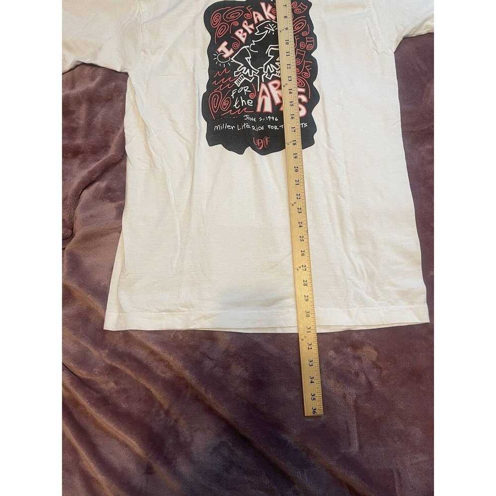 FOTL / I Brake For Arts Vintage 1996 T Shirt Larg… - image 7