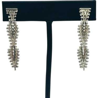 Sterling Silver Vintage Dangle Earrings - image 1