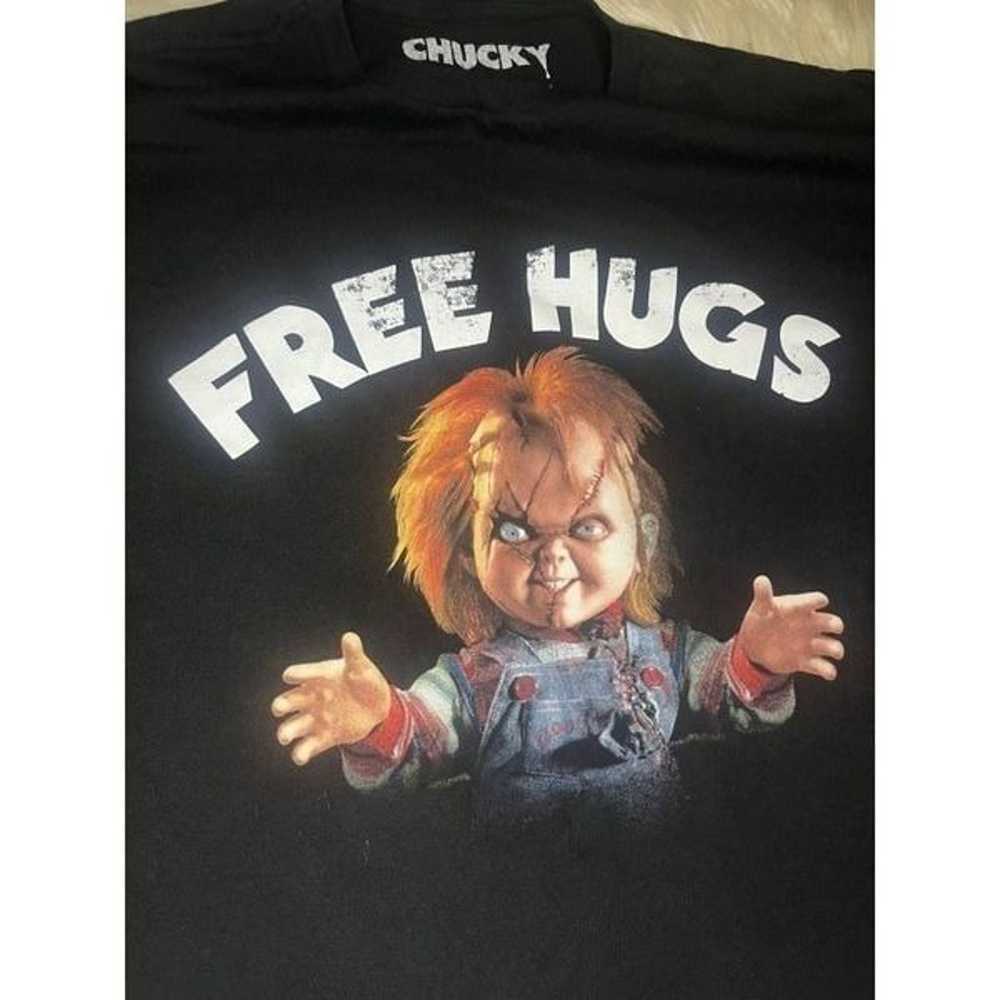 Chucky “Free Hugs” black t shirt sz Large - image 3