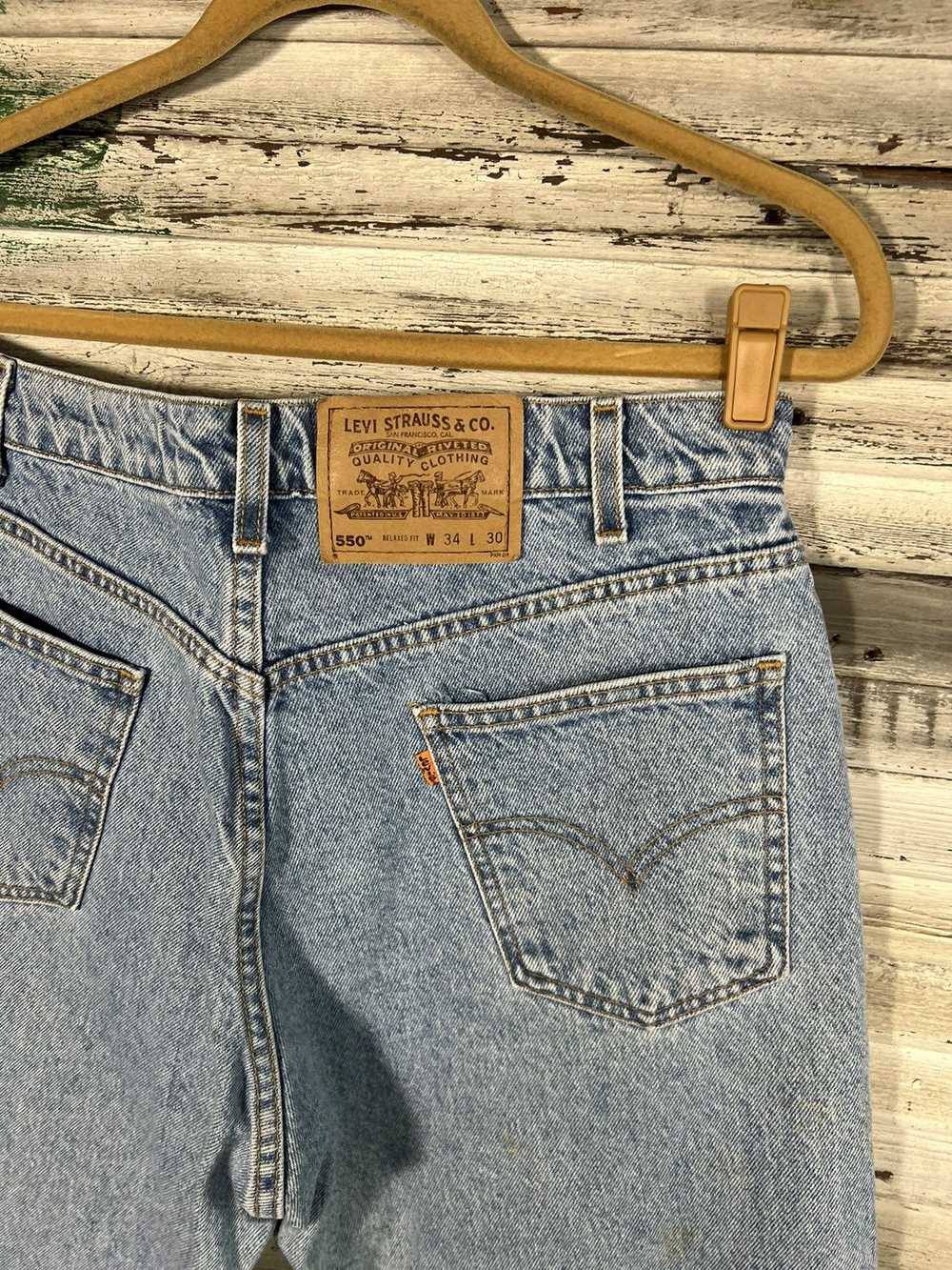 Levi's × Vintage Vintage 550 Orange Tab Levi’s Je… - image 6