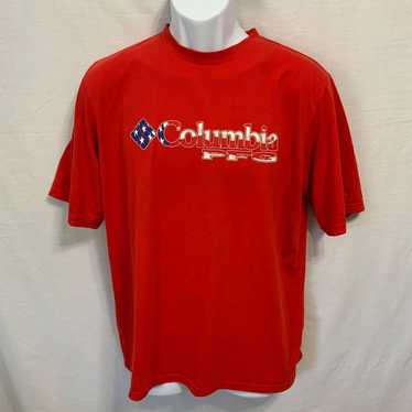 Columbia Patriotic Red T-Shirt size Medium