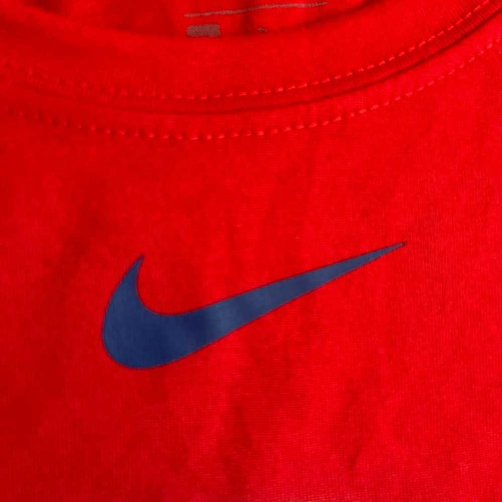 Mens Nike Tee Dri-Fit T Shirt MLB Chicago Cubs Re… - image 4