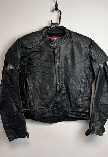Vintage Black Dainese Leather Racing Jacket EU Siz