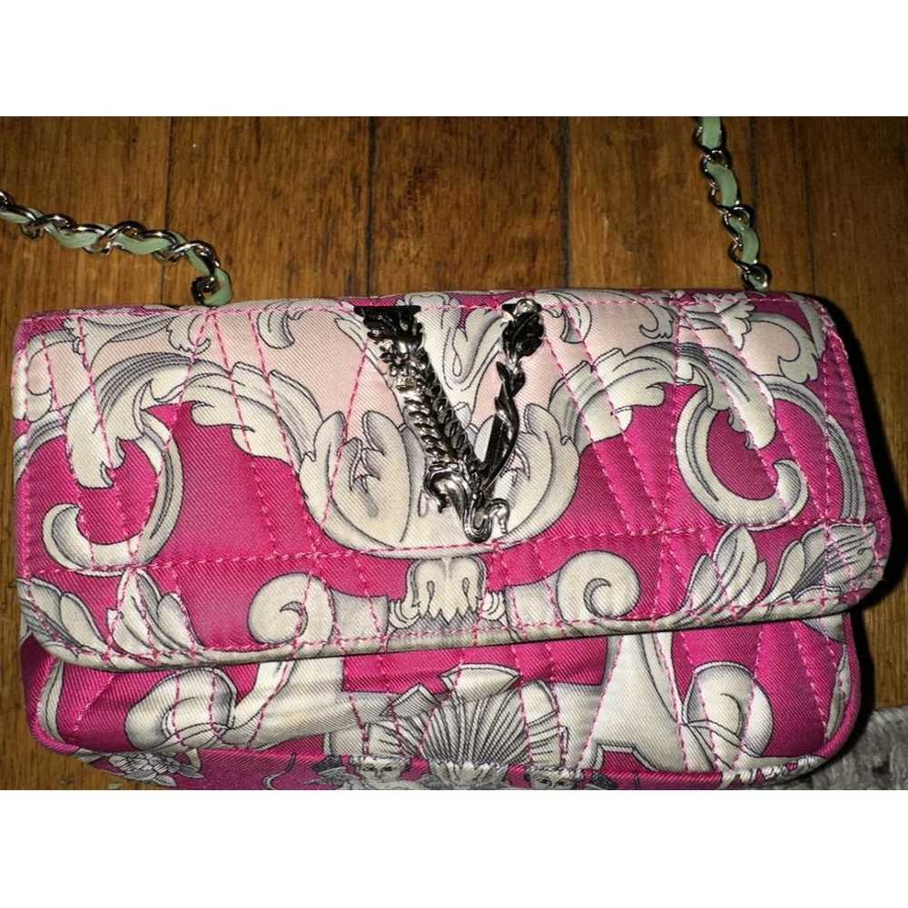 Versace Virtus silk handbag - image 5