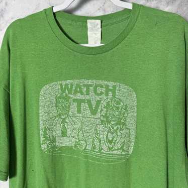 Vintage Vintage Watch TV Zombie T Shirt Mens 2XL … - image 1