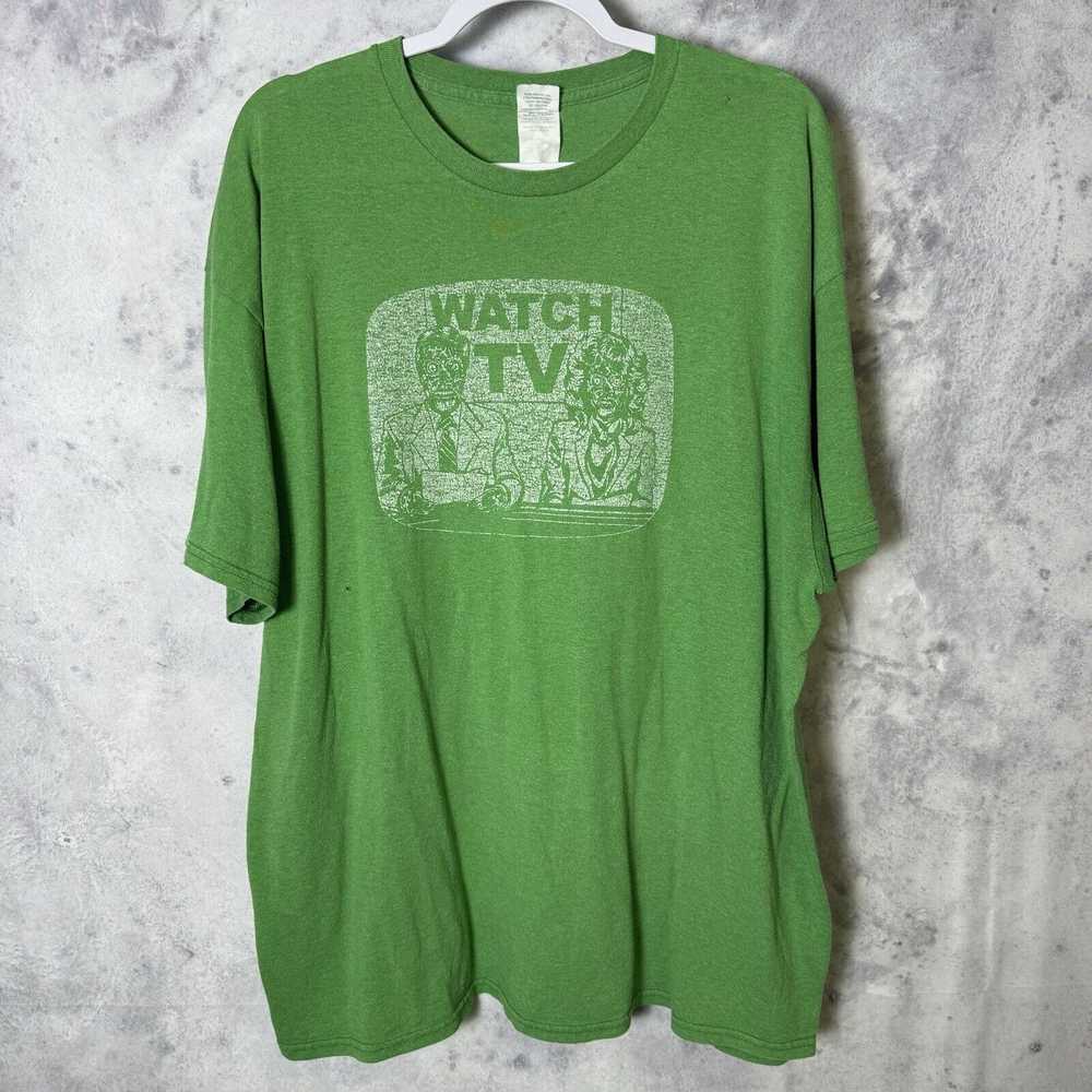 Vintage Vintage Watch TV Zombie T Shirt Mens 2XL … - image 2