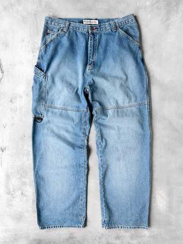 Plugg Wide Leg Jeans Y2K - 36 x 32 - image 1