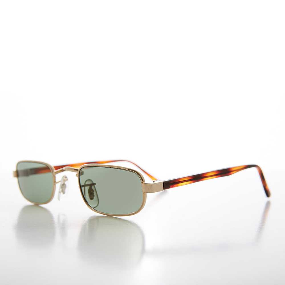 Micro Rectangular Vintage Sunglass - Roman - image 1