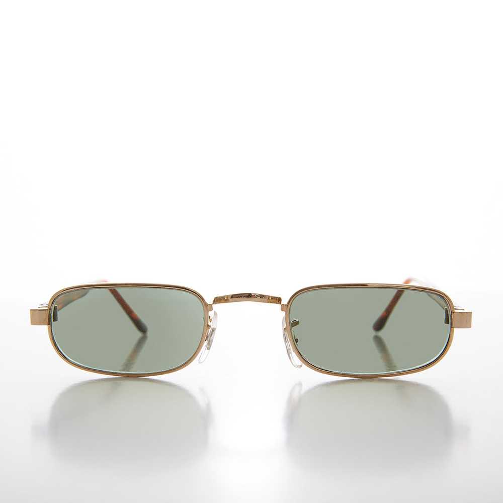 Micro Rectangular Vintage Sunglass - Roman - image 2