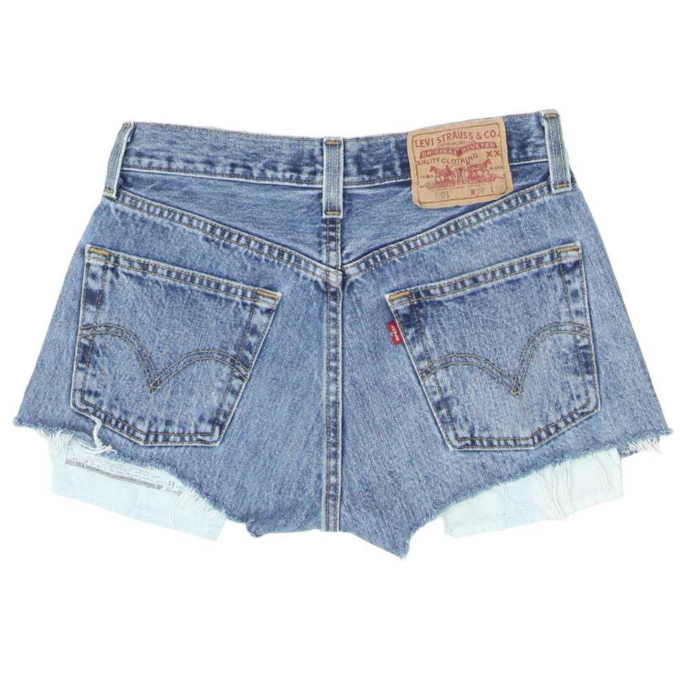 Ladies Levi Strauss 501 Custom Denim Shorts - image 2