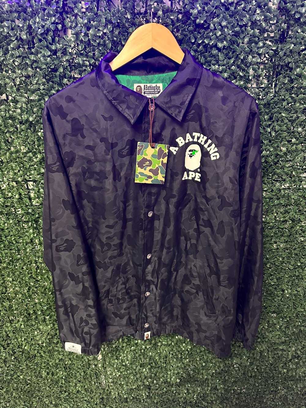 Bape Bape x Heineken 100 Jacquard Camo Coach Jack… - image 1