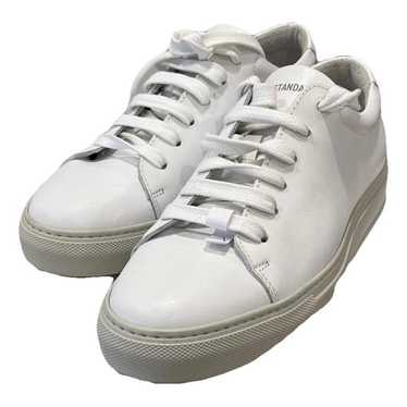 National Standard Leather low trainers