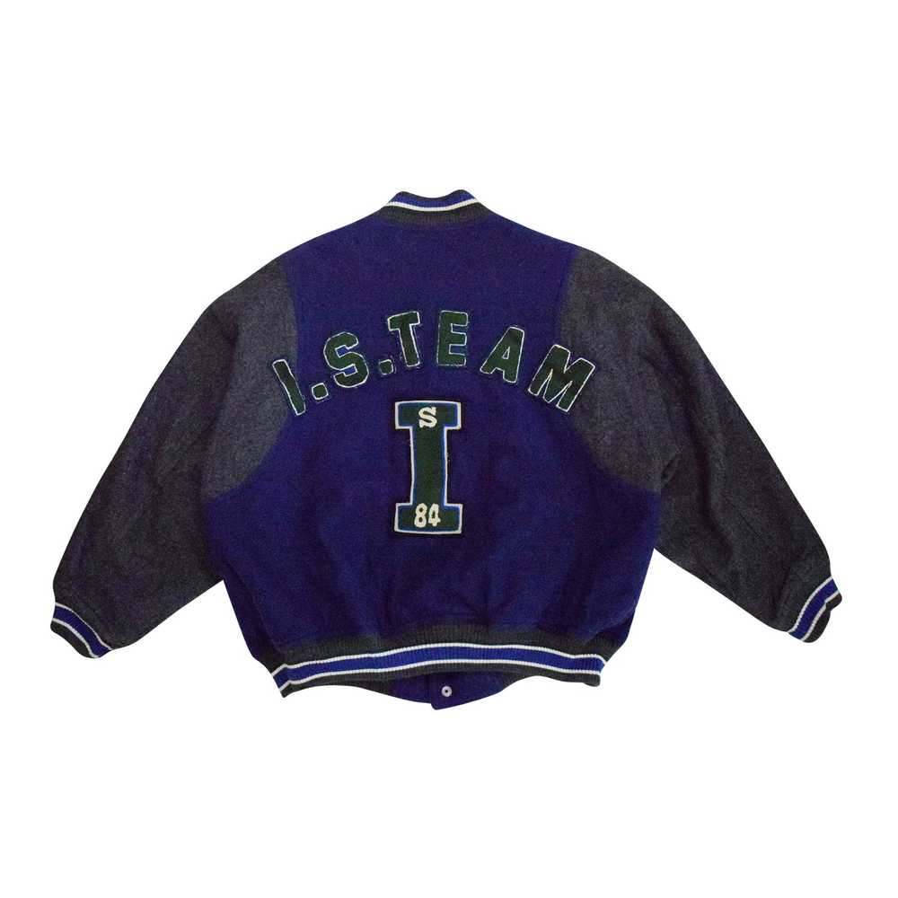 Issey Miyake I.S. Sport Wool Varsity Jacket - image 1