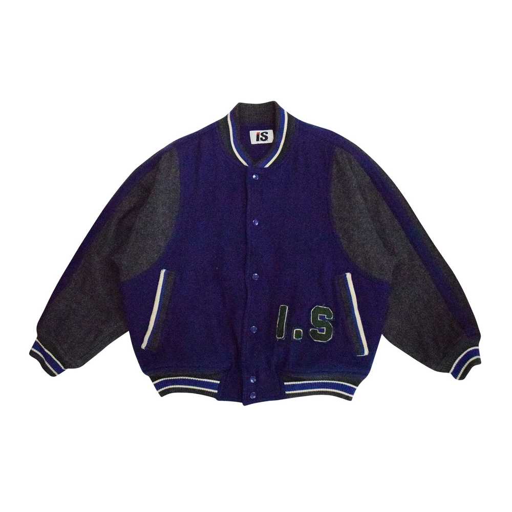 Issey Miyake I.S. Sport Wool Varsity Jacket - image 2