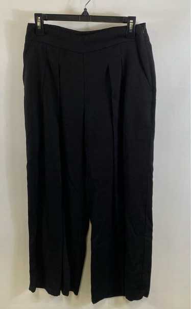 NWT Eileen Fisher Womens Black Corded Tencel Wide… - image 1