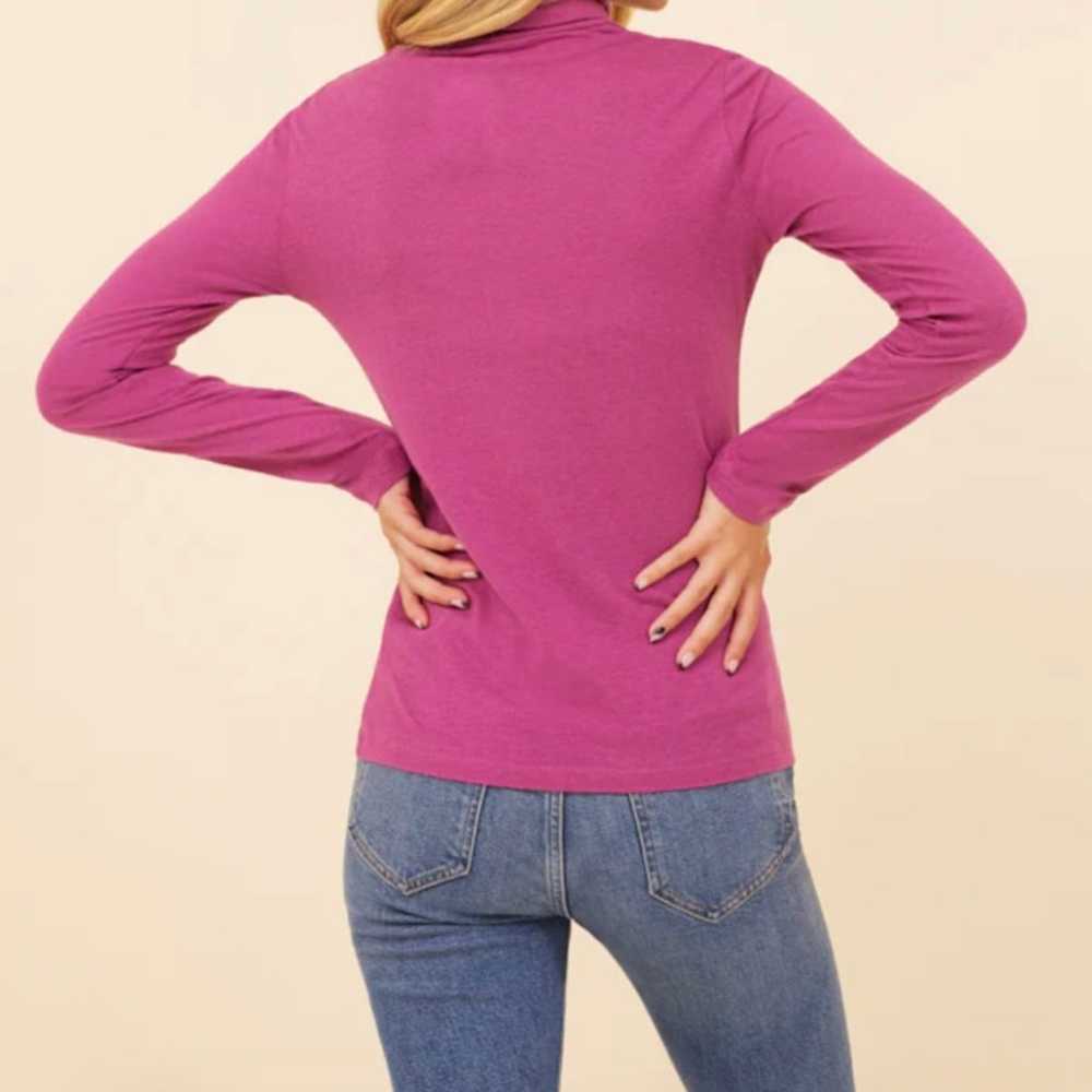 Majestic Filatures Cotton Cashmere Long Sleeve Tu… - image 3