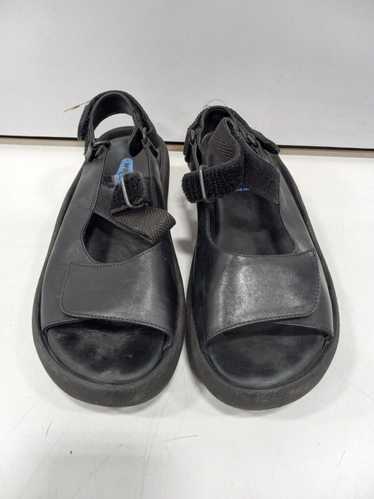 Wolky Women's Black Leather Sandals Size 37 - image 1