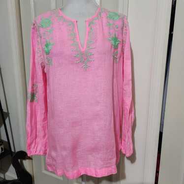 NWOT Lilly Pulitzer Coby Linen Tunic Sz L