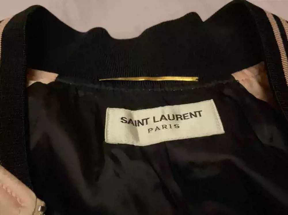 Saint Laurent Paris Saint Laurent Silk black and … - image 2