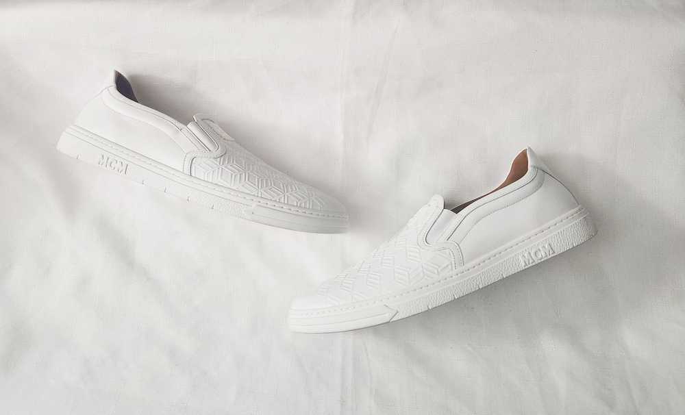 Designer × MCM × Very Rare MCM Men's SLIP-ON SNEA… - image 5