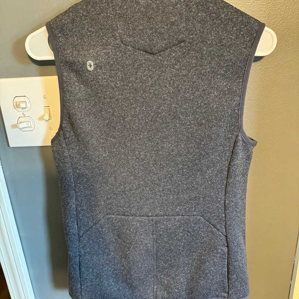 Figs On-Shift Sweater Knit Vest Charcoal XS - image 2