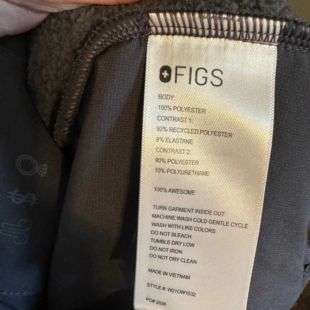 Figs On-Shift Sweater Knit Vest Charcoal XS - image 4