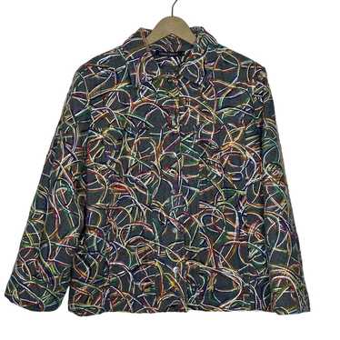 Crazy Psychedelic button up jacket - image 1