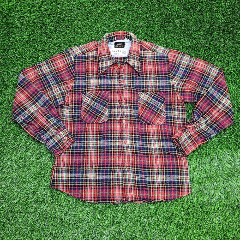 Vintage Vintage Campus Flannel Shirt Womens Medium 20… - Gem