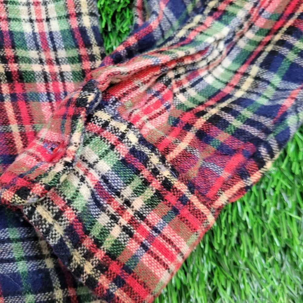 Vintage Vintage Campus Flannel Shirt Womens Mediu… - image 4