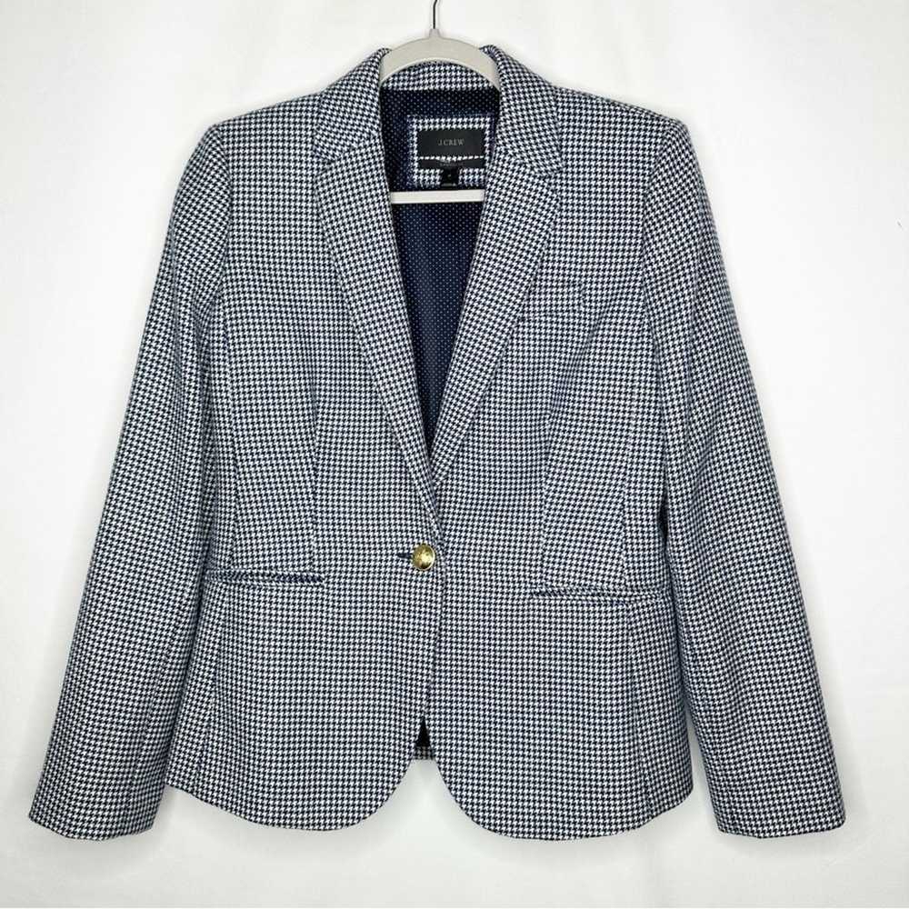 J.CREW The Campbell Blazer in Houndstooth in size… - image 2