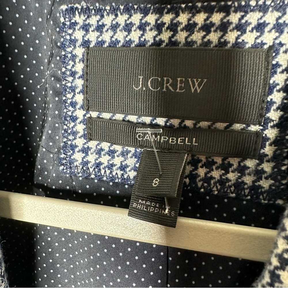 J.CREW The Campbell Blazer in Houndstooth in size… - image 3