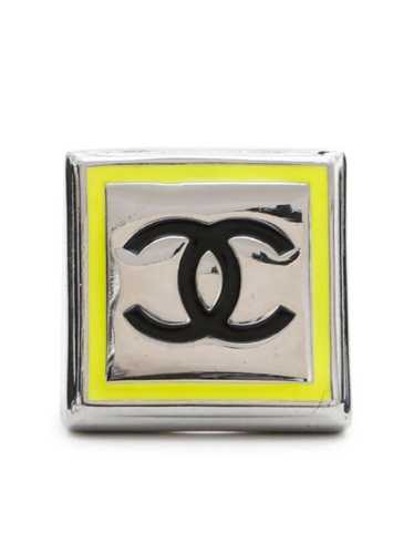 CHANEL Pre-Owned 2021 CC signet ring - Silver - image 1