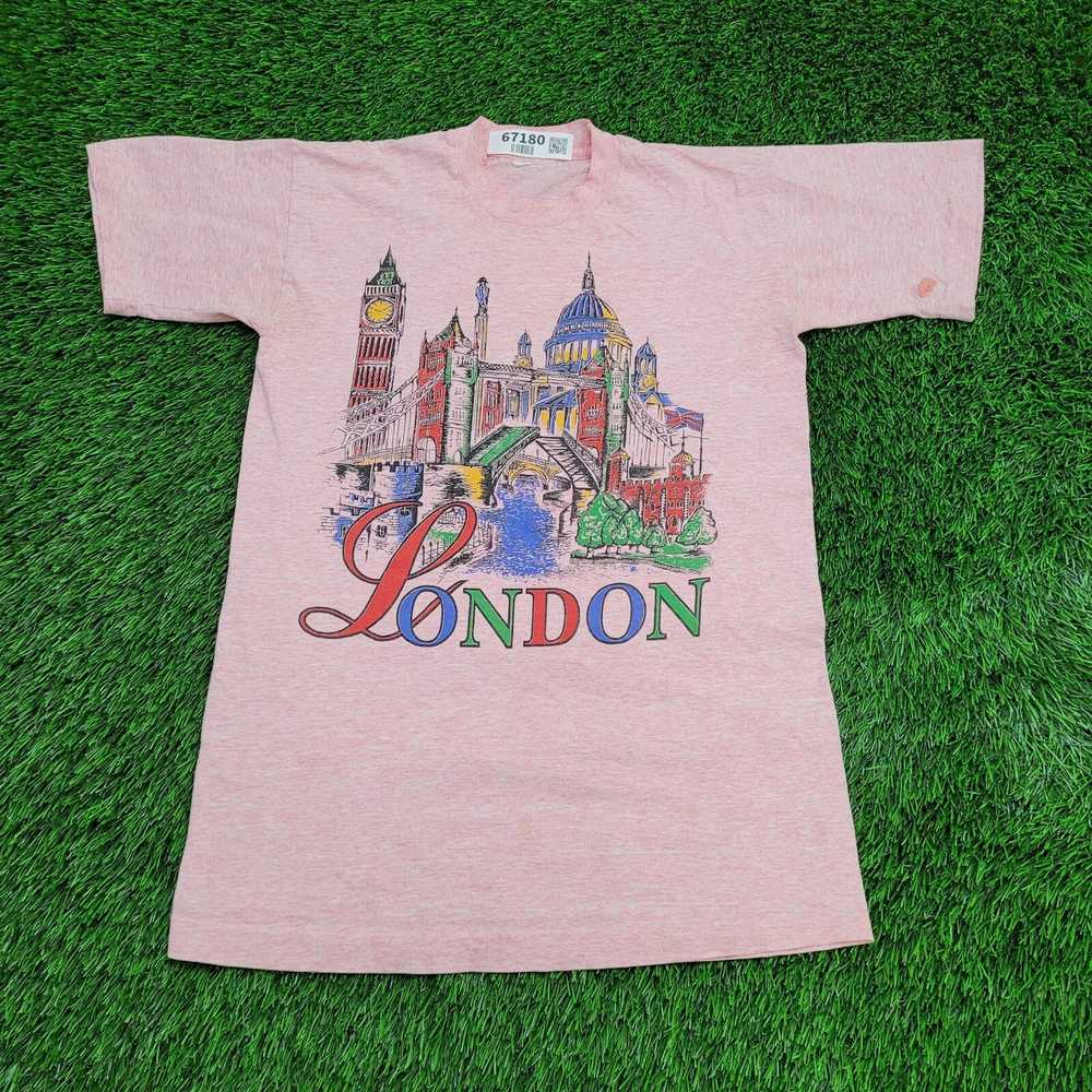 Vintage Vintage London Shirt Small 18x26 Pink - image 1