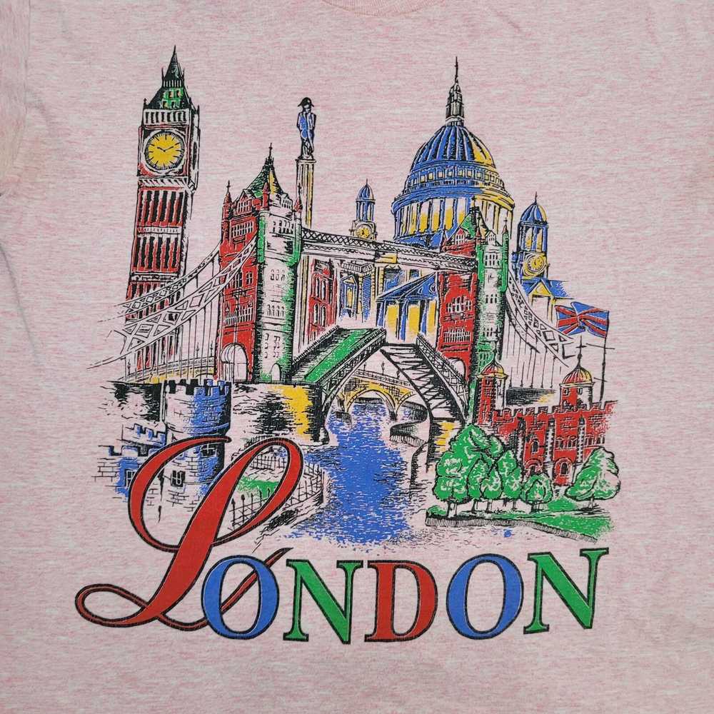Vintage Vintage London Shirt Small 18x26 Pink - image 3