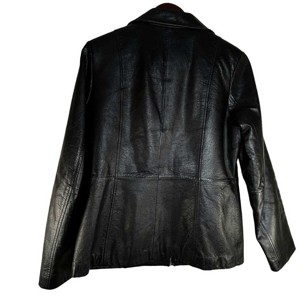 Vintage Wilsons Leather Jacket Women's Size M Bla… - image 2