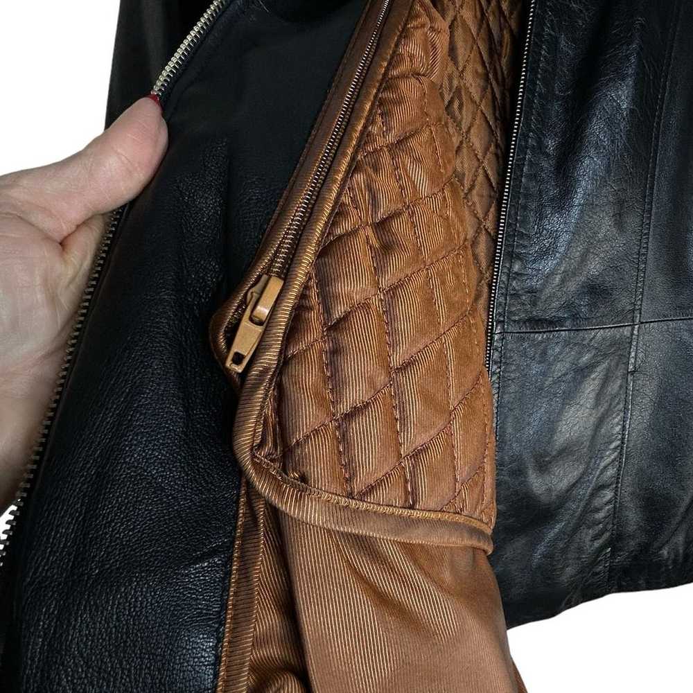 Vintage Wilsons Leather Jacket Women's Size M Bla… - image 6