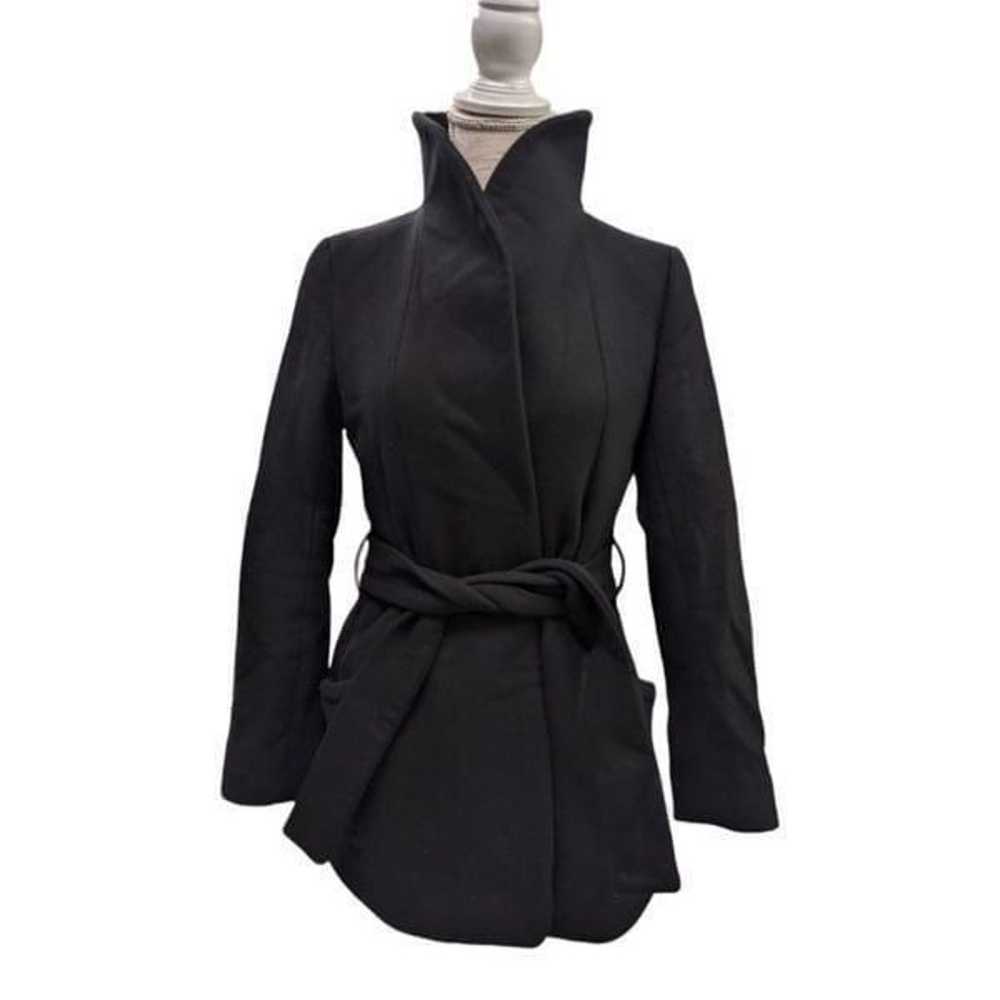 Aritzia Wilfred Wool Cashmere Coat Size XS in Bla… - image 2