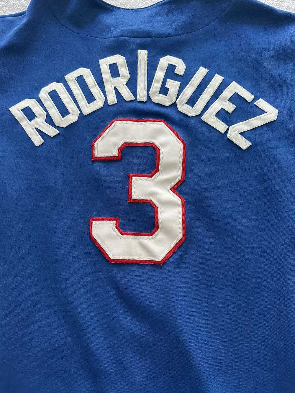 Jersey × MLB × Majestic Alex Rodriguez #3 Texas R… - image 4
